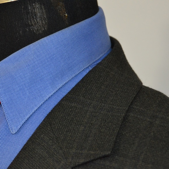 Jos A Bank 42L Sport Coat Blazer Suit Jacket Dark - Picture 2 of 8